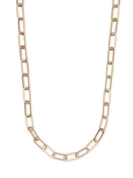 Nordic Muse -  Gold Chunky Chain Link Necklace