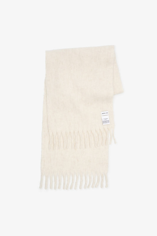 Arctic Fox & Co. - The Reykjavik Scarf with RWS Wool - Natural White