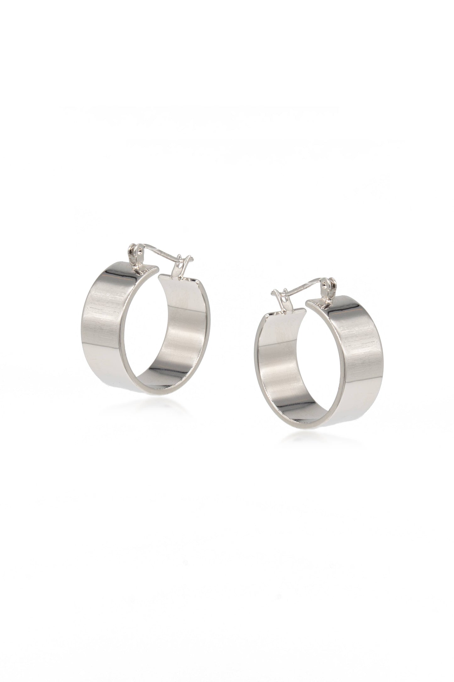 Arctic Fox & Co - Silver Everyday Hoop Earrings - Charlotta