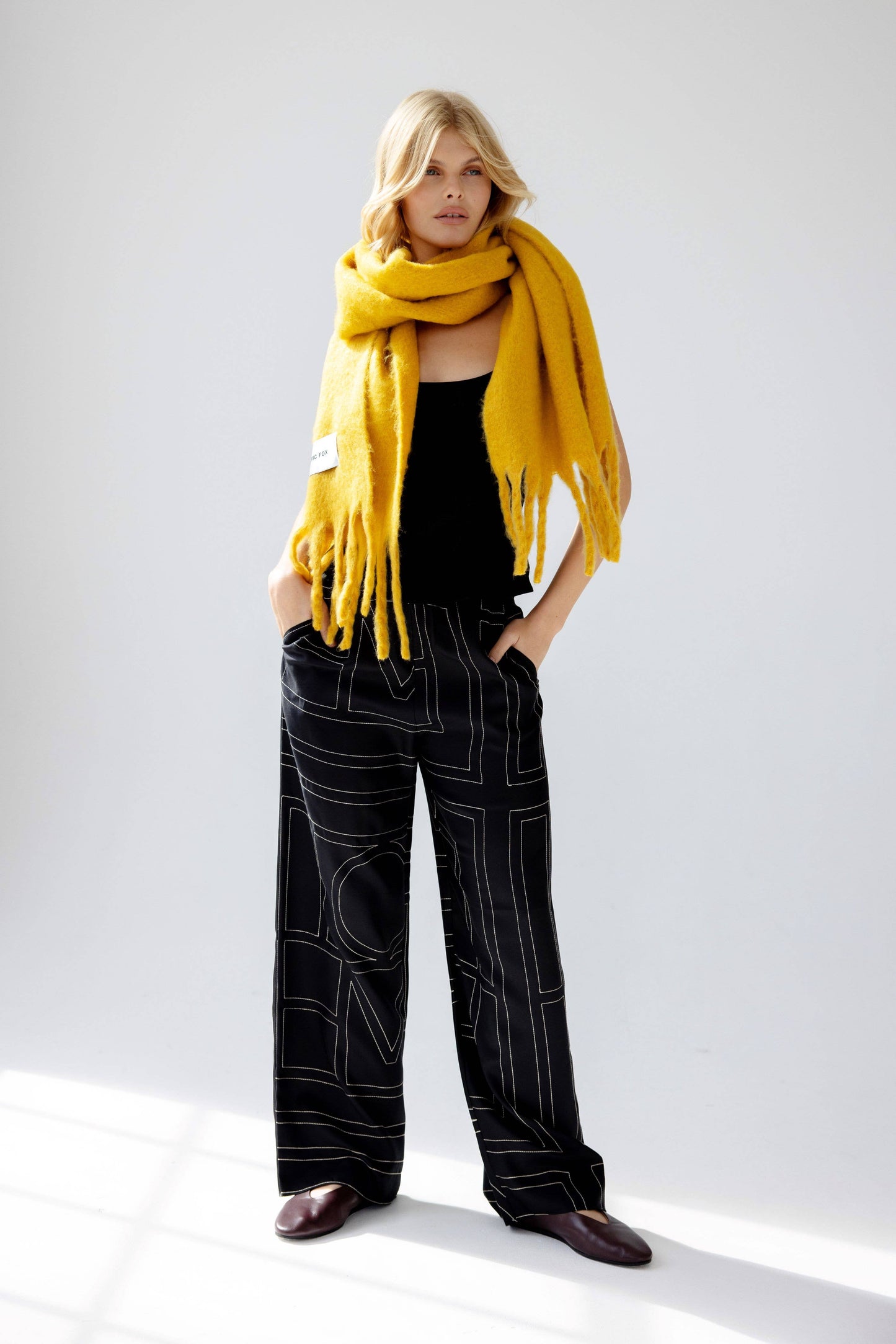 The Stockholm Scarf - 100% Recycled - Frozen Amber