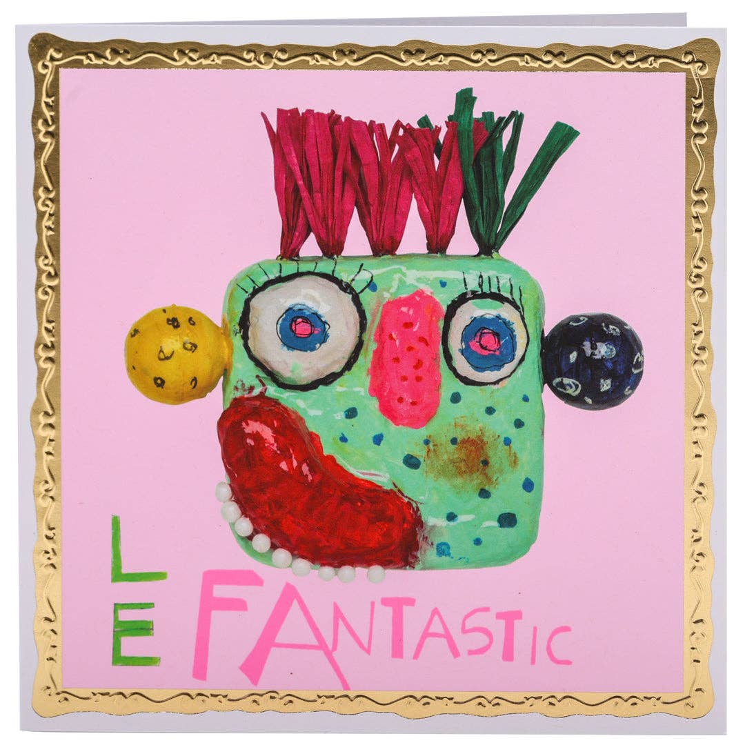 Arthouse Unlimited Le Fantastic Greetings Card