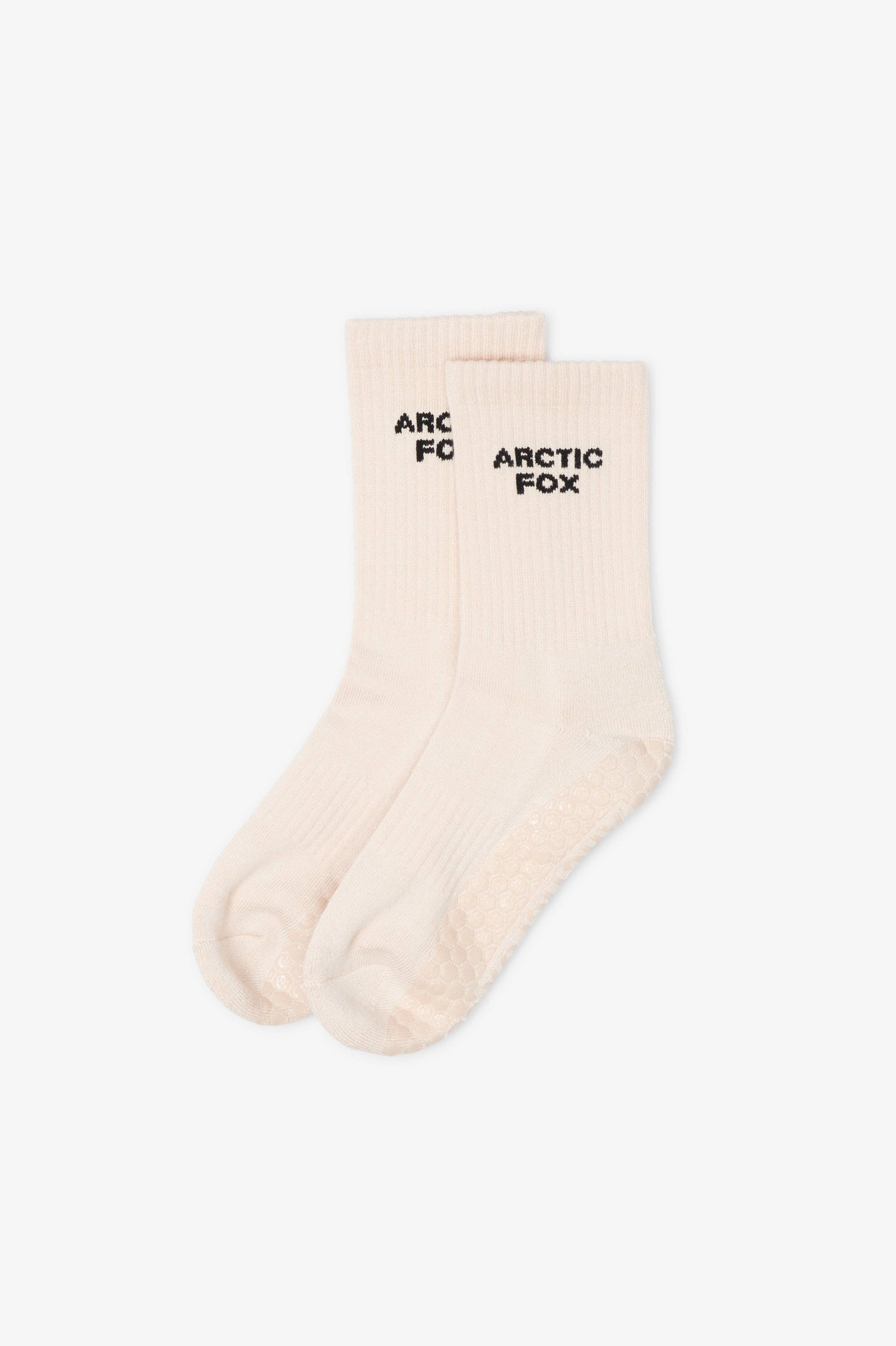 Arctic Fox & Co - Pilates Grip Socks - 100% Bamboo - Off White