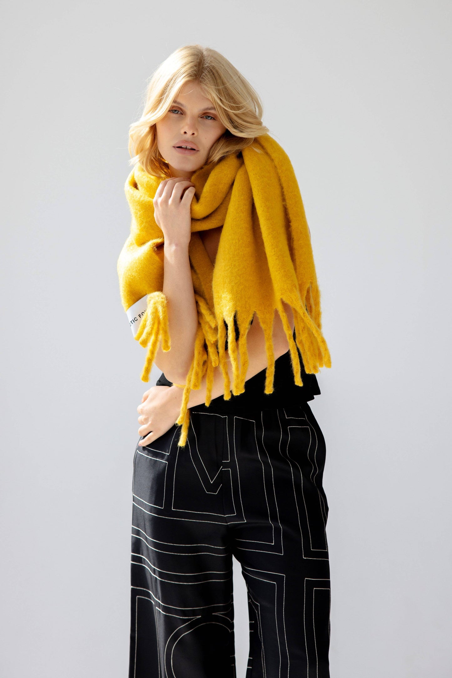 The Stockholm Scarf - 100% Recycled - Frozen Amber