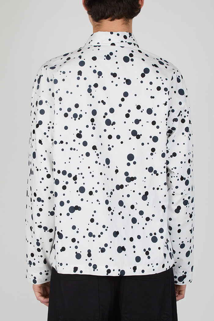 YMC - PJ Overshirt - White/Black