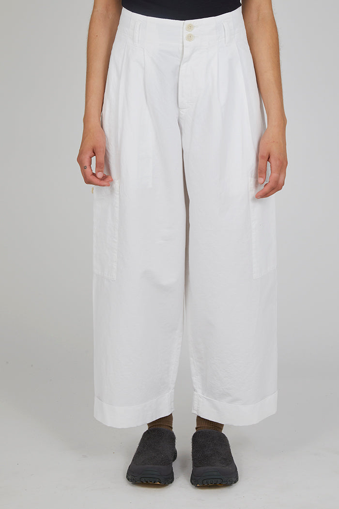 YMC - Grease Trouser - White