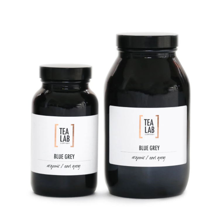 Tea Lab Organic Blue Grey Jar