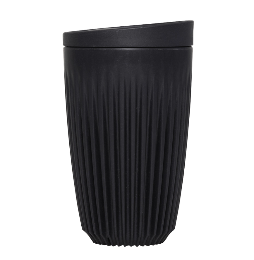 HuskeeCup 12oz with Lid - Charcoal